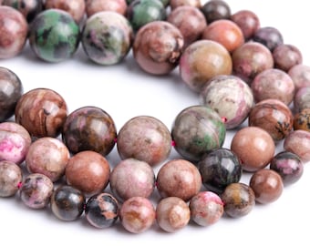 Genuine Natural Brown Pink Cobaltoan Calcite Loose Beads Round Shape 6-7mm 8-9mm 10mm