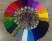 2 pcs 3.14 quot 8CM Polyester Tassels Mala Tassels Multiple Color Options
