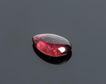 Natural Pink Tourmaline Pendant-Transparent Teardrop /Oval/Olives Shape Not Drilled Cabochon Gemstones For Jewelry Making