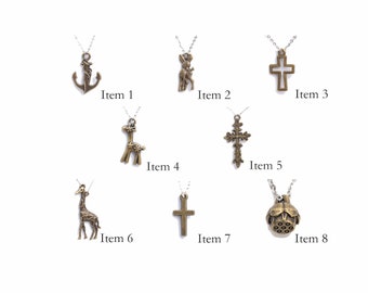 10 Pcs Charm - Antique Bronze Tone Beads
