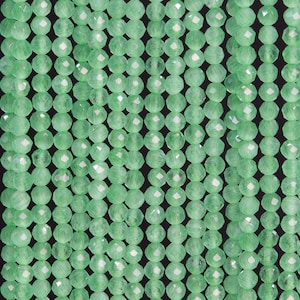 Cubic Zirconia Round 3.5mm 100 Pieces, Faceted Plain Top