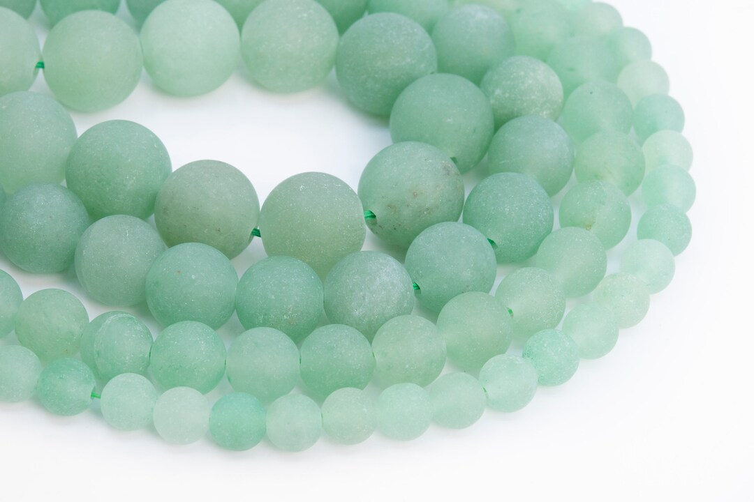 Di Chip Avventurina Fili Di Perline Verdi Naturali All'ingrosso - Foto 3