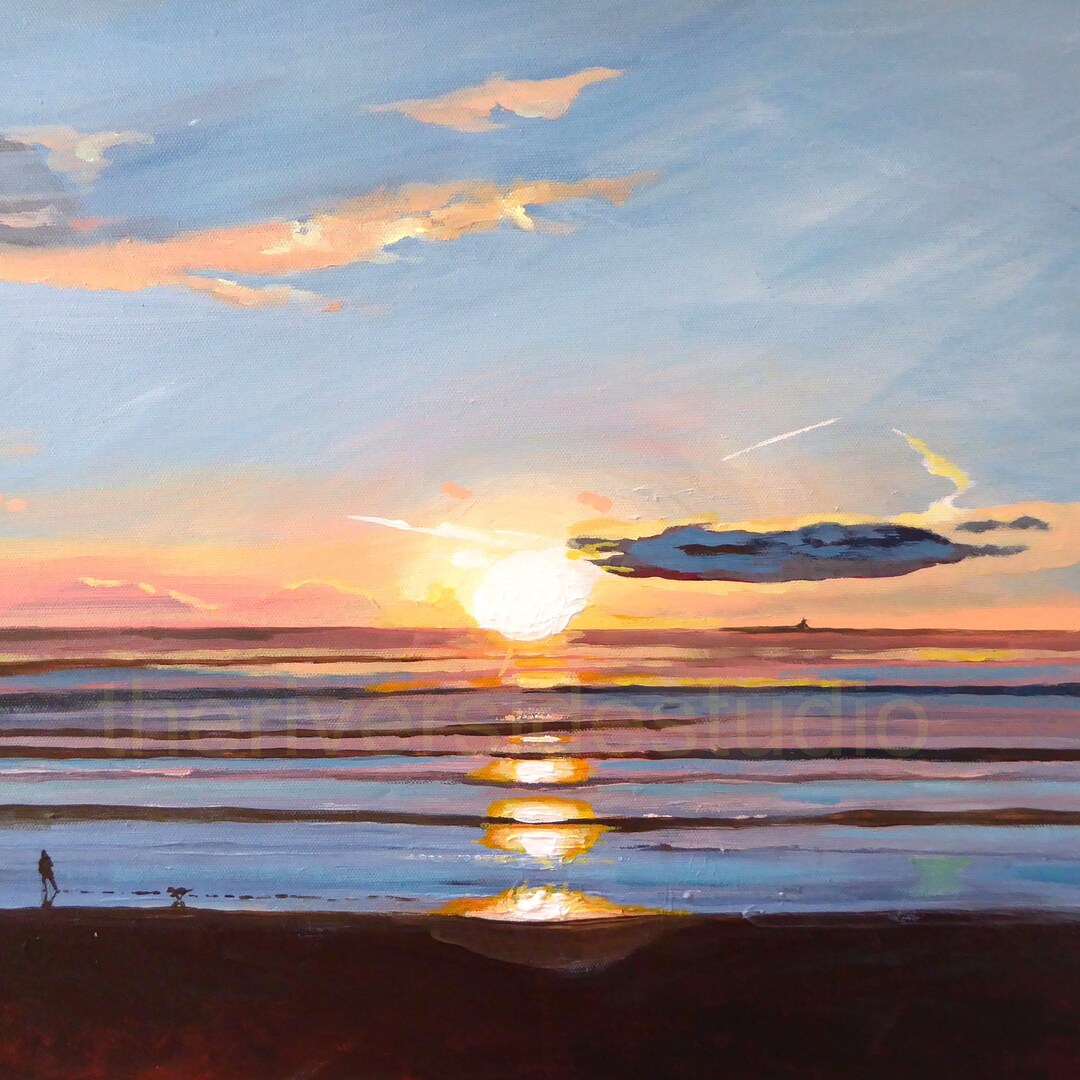 Alnmouth Art, Rising Dawn, Alnmouth Print, Alnmouth Beach, Alnmouth