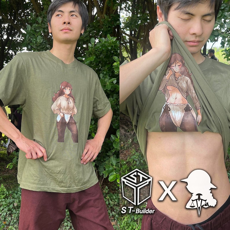 Easter Egg Lucerne/T-Shirt/Ironlily/cotton/ordomediare/Turn over/abdominal muscles/wipe sweat image 1