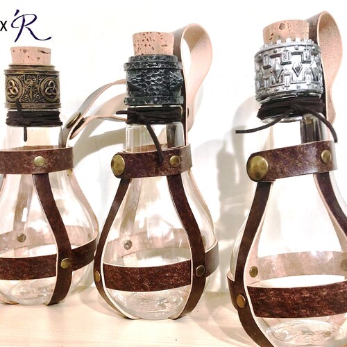 Small Plastic Potion Bottles in a Carrier You Can Unclip From Etsy UK