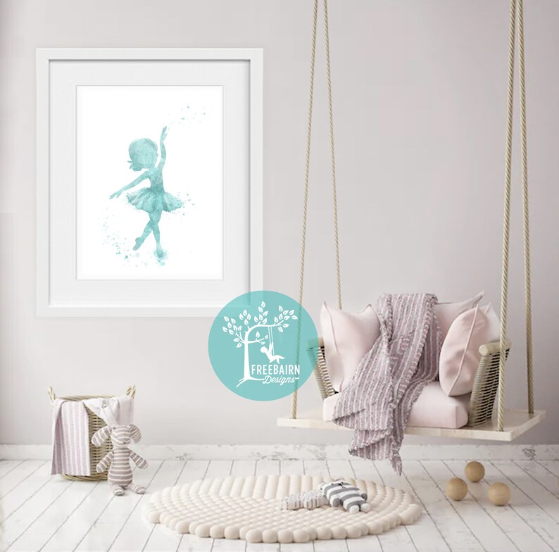 Ballerina Printable Wall Art Ballerina Print Set Ballerina Print Set of 3 Ballerina Prints for Nursery room decor dance