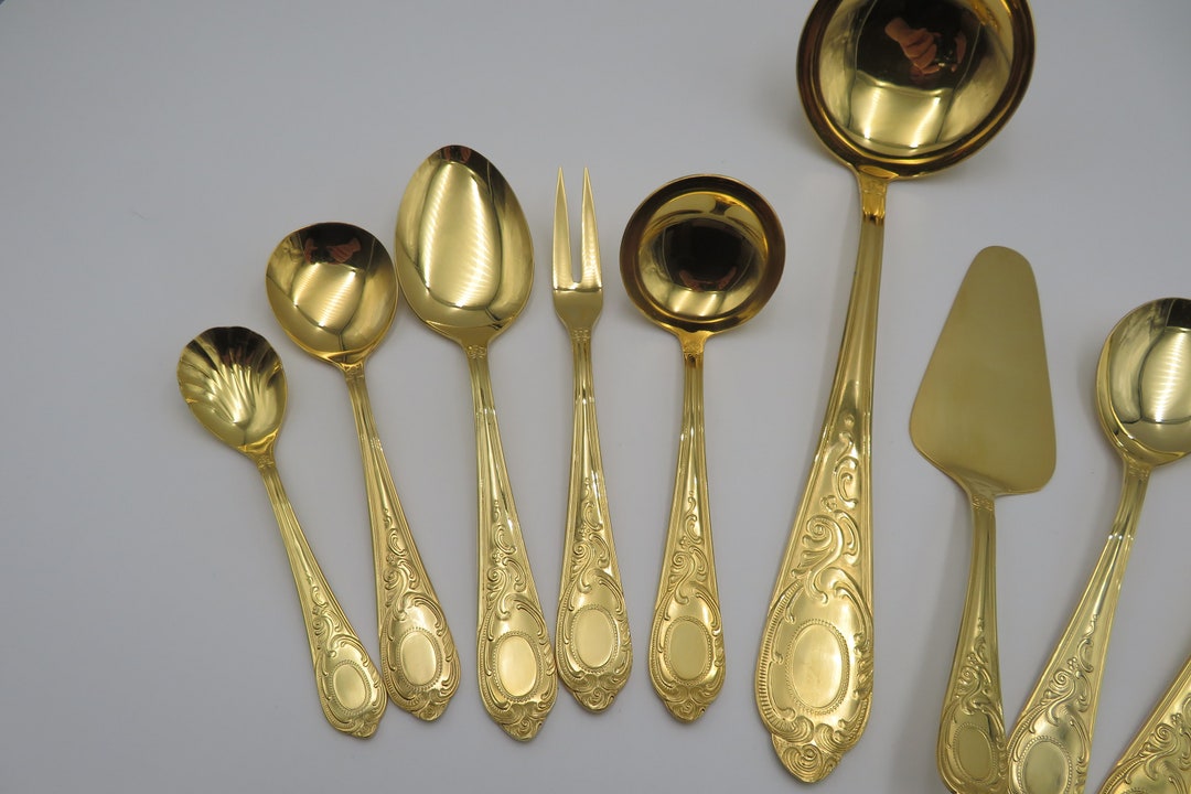 Vintage Solingen 23/24 Karat Gold Plated West Germany a Large Mixing