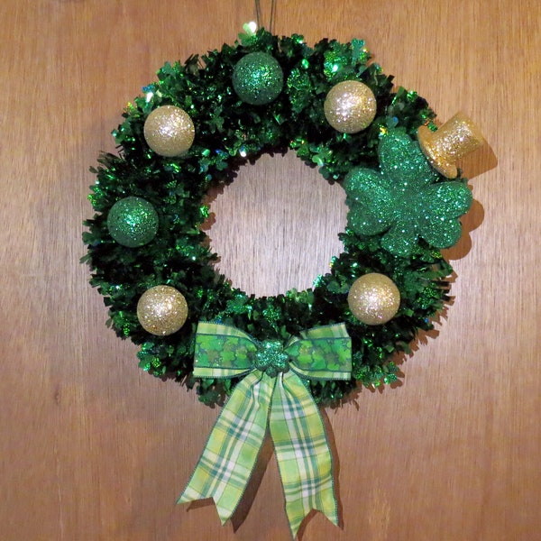Shamrock Wreath Etsy