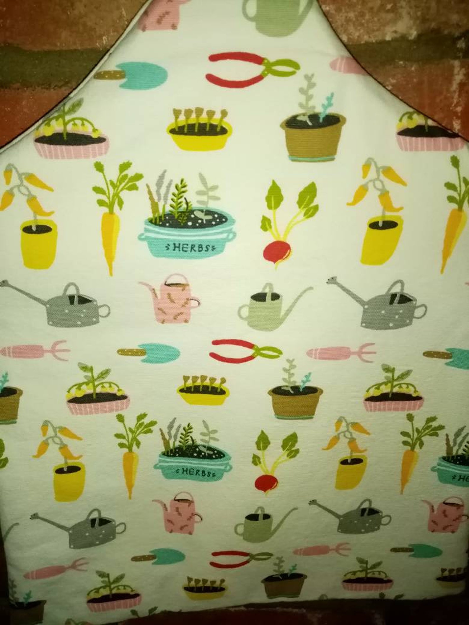 Handmade Lined Garden Themed Fabric Peg Bag Etsy