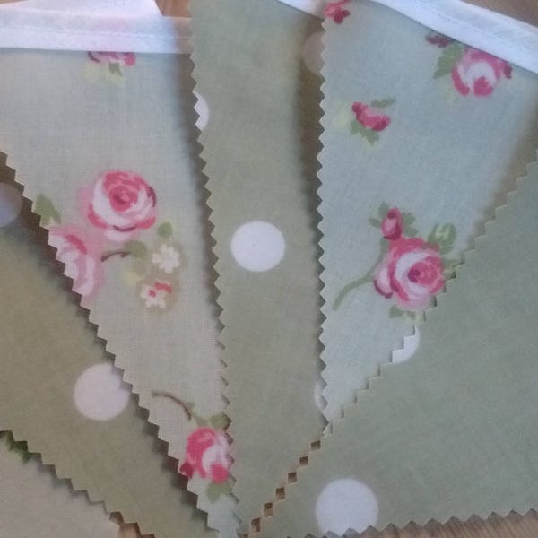 Beautiful handmade pvc bunting suitable for indoor/outdoor use