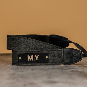 Personalized Camera Strap, Vegan Leather Neck Strap, Photographer Gift, Travel Gift, Valentine's Day Gift image 3