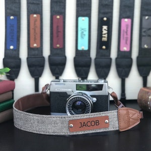 Vegan Crossbody Camera Strap, Custom Logo Cute Camera Strap, Traveler Gift, Personalized Gifts, Gift for her, Photo Gift