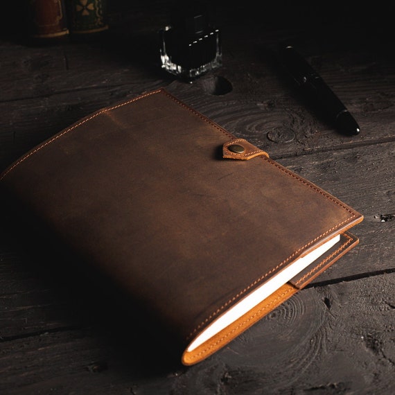 Leather Journal Refillable, Antique Leather Prayer Journal, A5 Notebook Cover, Corporate Gifts, Gift for Her, Valentines Day Gift