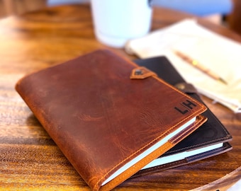 Cadeau pour elle, cadeau de la Saint-Valentin, carnet de croquis en cuir personnalisé, carnet de voyage, agenda en cuir, carnet du voyageur #013
