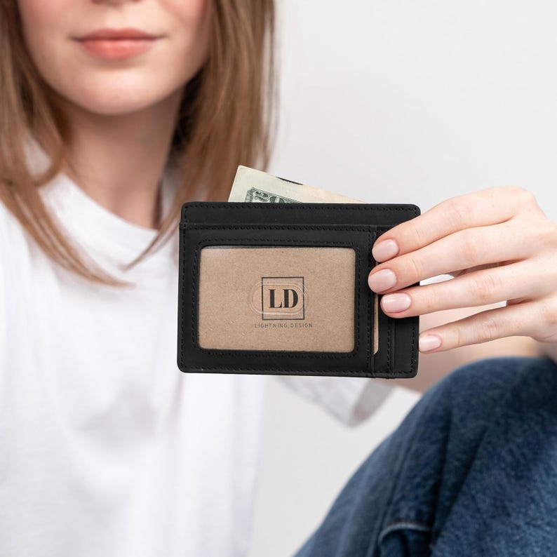 Card wallet with ID holder