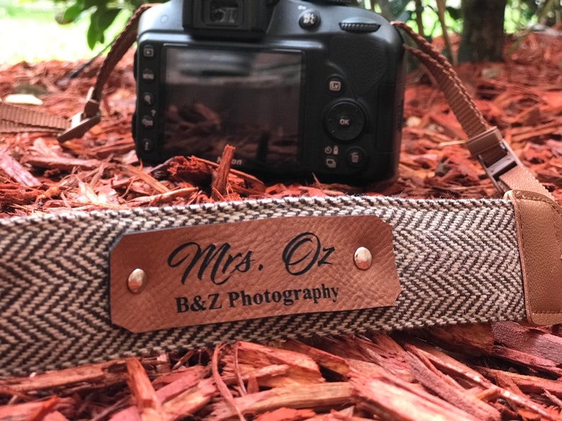 Personalized Name Camera Strap, DSLR Mirrorless Camera Strap, Photographer Gift, Traveler Gift 002 