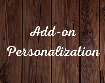 Extra Personalization Fee
