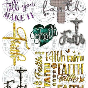 Faith 01 word art Printable