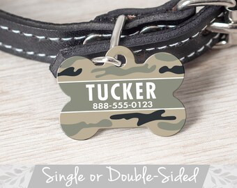camo dog tag
