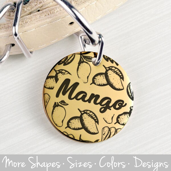 Mango Dog Collar Etsy