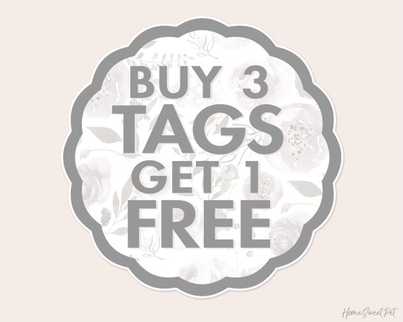 Free pet tag clearance offer