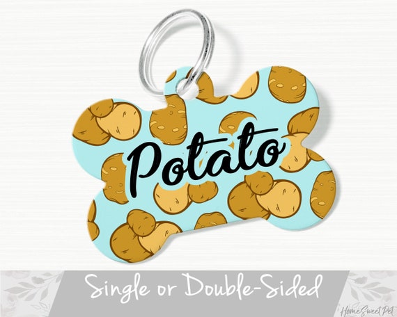 Dog collar sales tags etsy