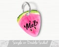 Guitar Pick Pet Tag, Watermelon Slice Dog Tag, Double Sided Dog Tag, Cat Tag, Dog Tag for Dog Collar, Custom Dog Tag, Pet ID Tag, Cat ID Tag product logo