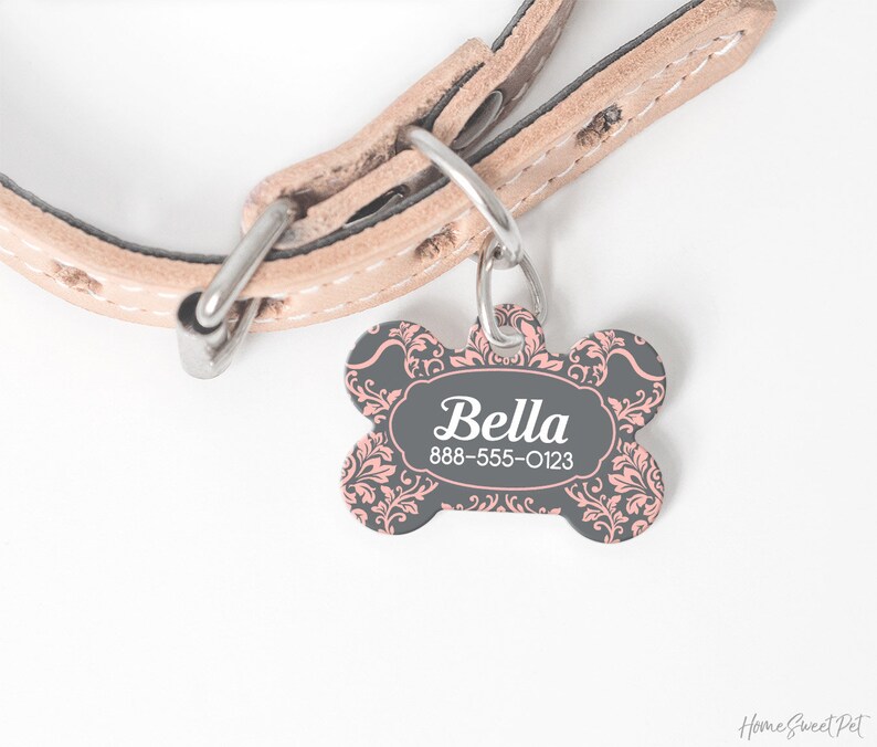 Fancy Pet Tag for Dog Tag Custom Pet Tag Cute Pet Tag Pet Etsy