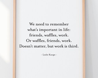 Leslie Knope Quote Parks And Recreation Poster Park And Etsy