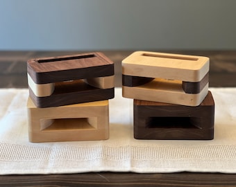 Personalized Wooden Cell Phone Speaker, Handmade Passive Cordless Speaker for iPhone and Android, Unique Gift, Groomsmen Gift Idea.