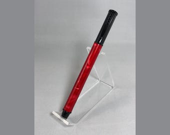 Rot schimmernde Snap Cap