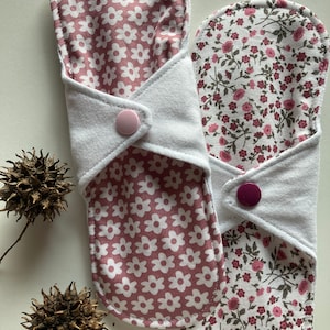 2er-Pack mittelgroße waschbare Damenbinden