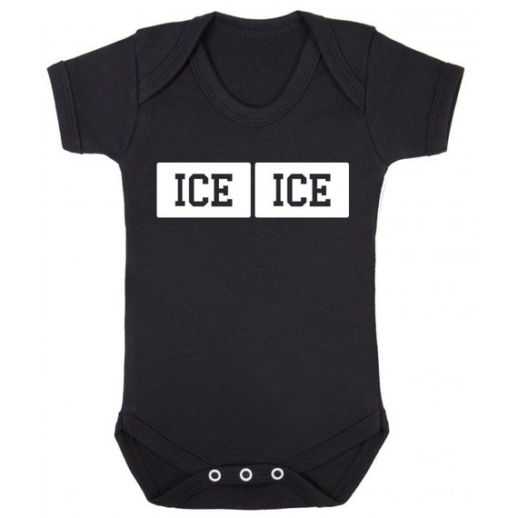 Ice Ice Baby Funny Baby Grow Etsy
