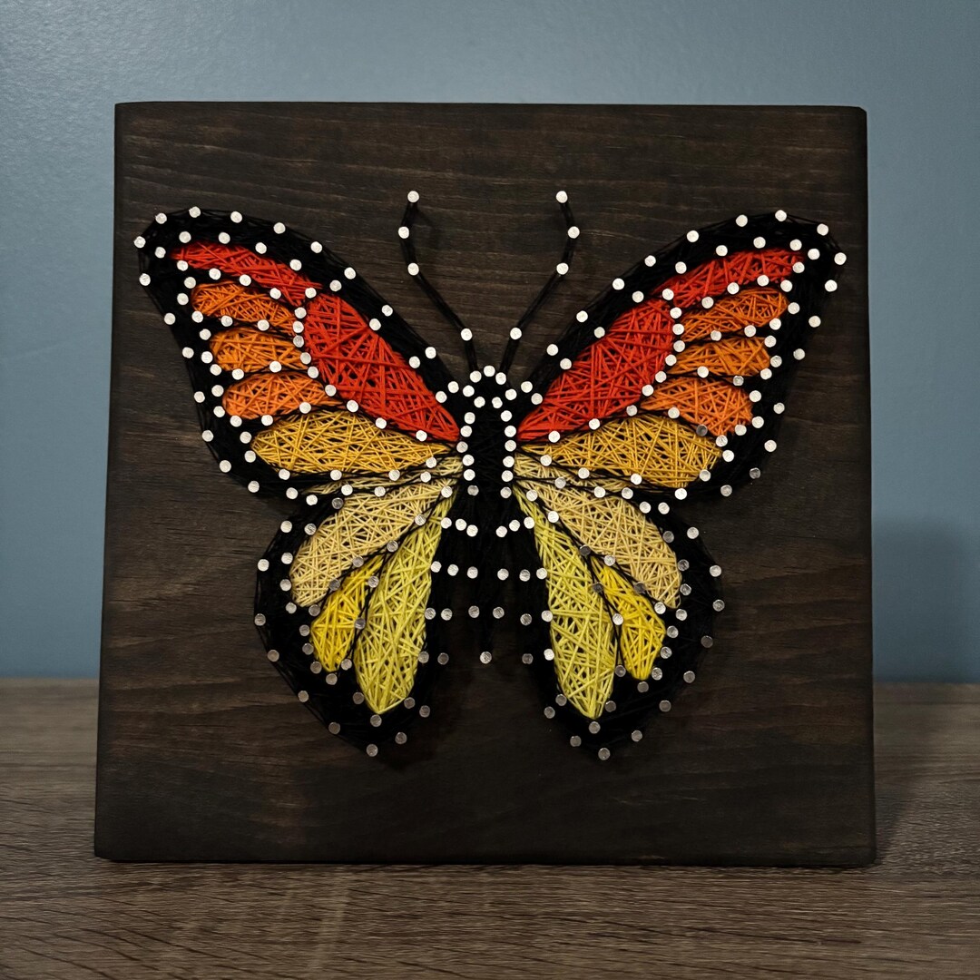 Schmetterling String Art - Etsy Schweiz