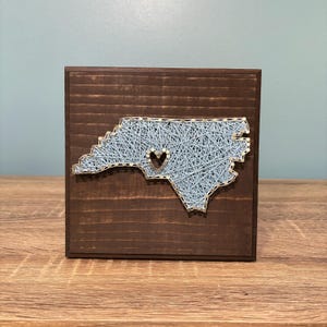 Custom State Outline String Art