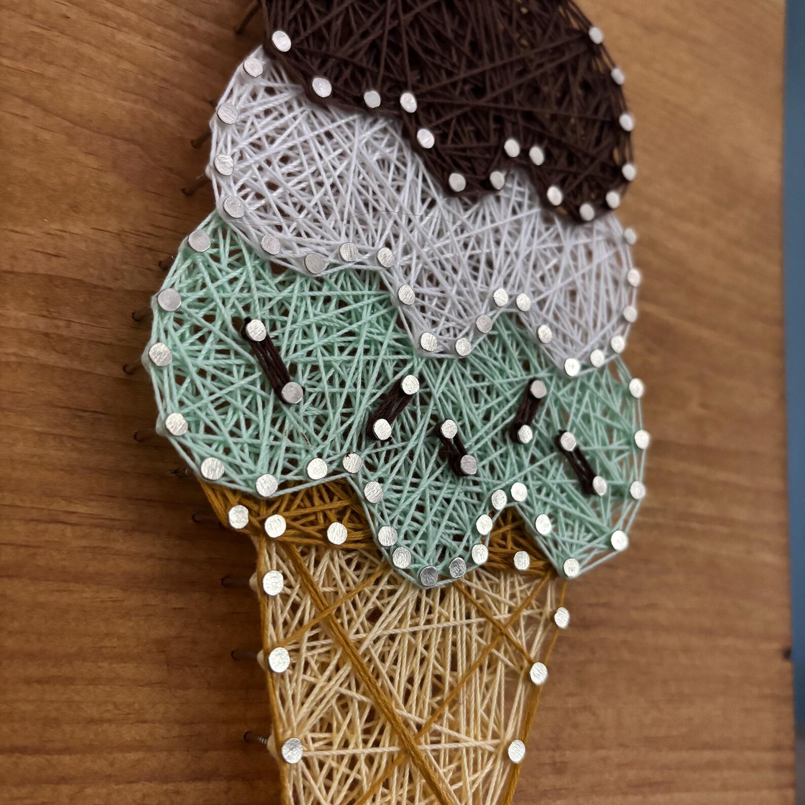 Ice Cream Cone Custom String Art - Etsy