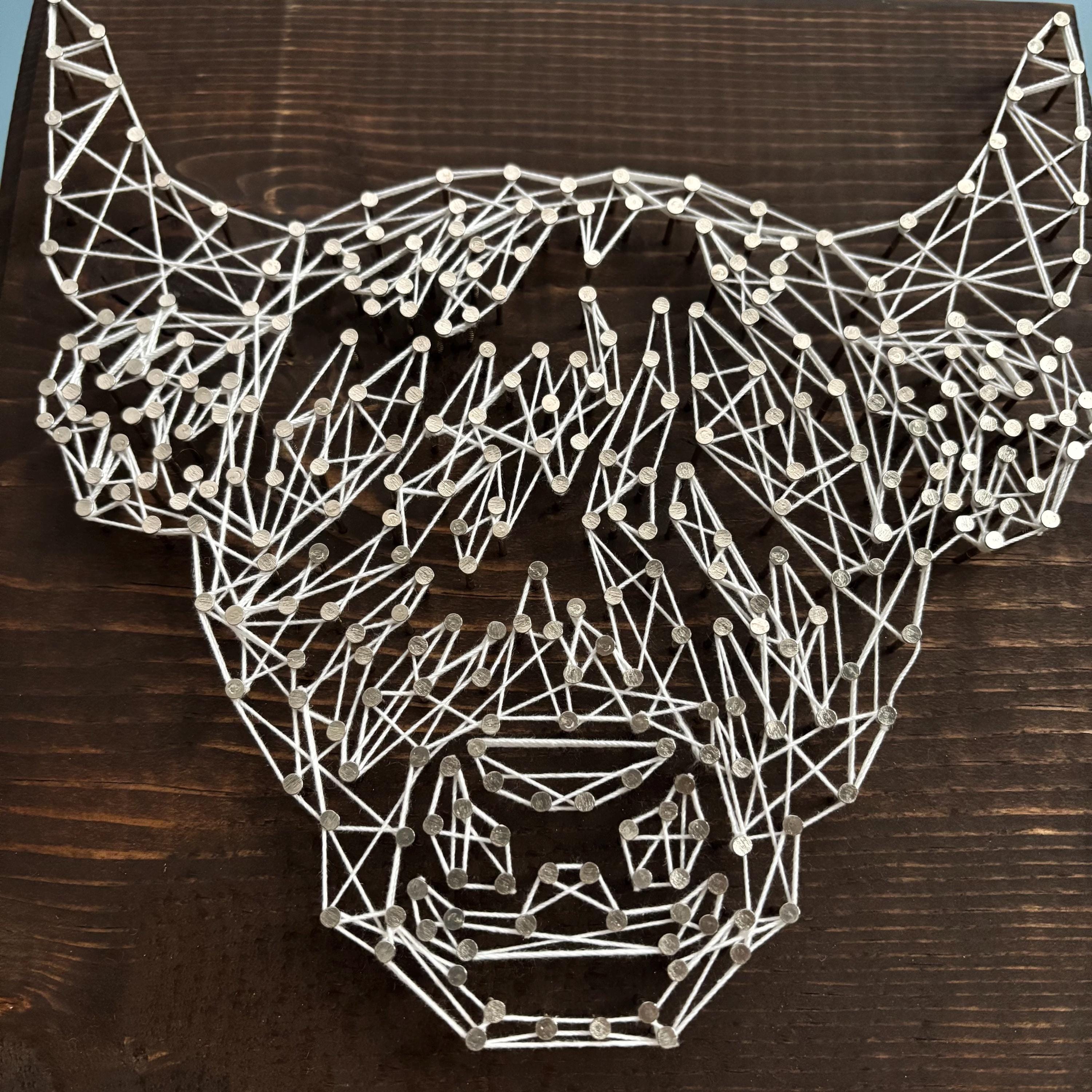 Highland Cow Custom String Art - Etsy