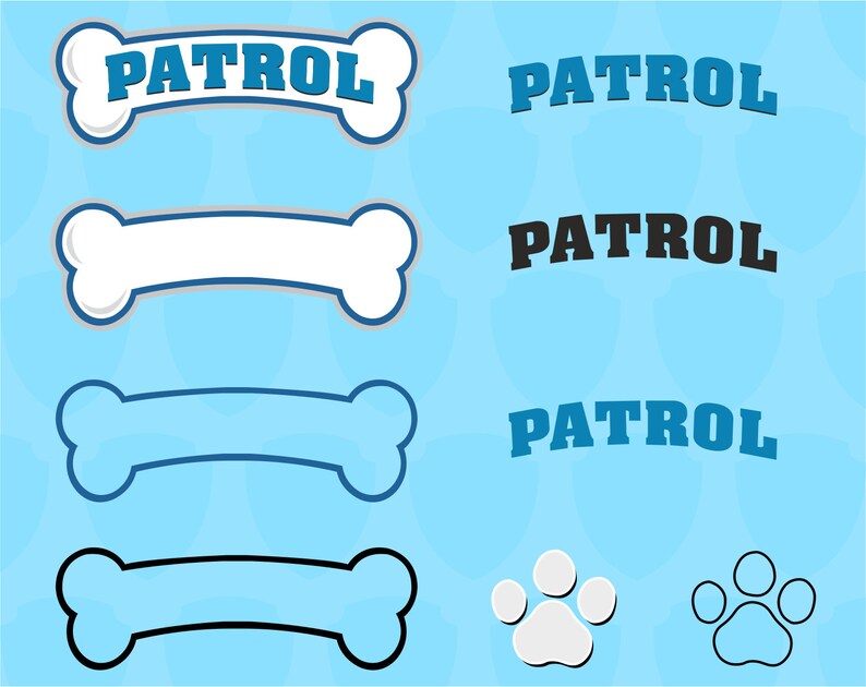 Download Paw Patrol clipart silhouette Paw Patrol svg Mom Patrol | Etsy