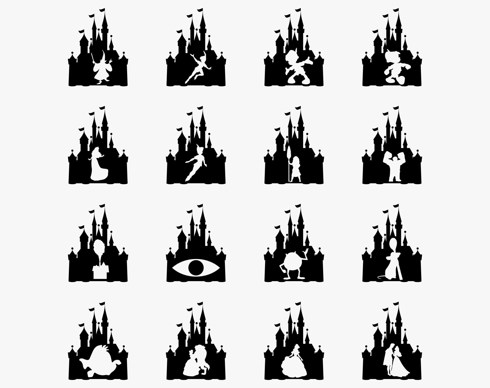 567+ disney castle silhouette svg free - Download Free SVG Cut Files