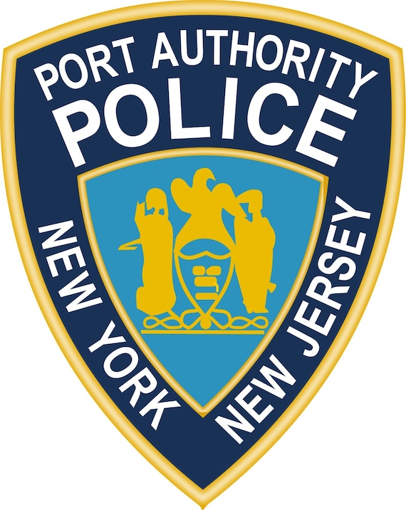 Port Authority NYNJ Thin Blue Line Flag