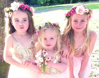 Christmas dress, christening dress, Girls party dress, girls sequin party dress, birthday outfit girl, gold glitter dress, girls dresses