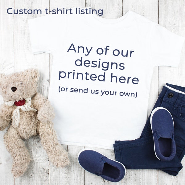 Kids Personalised T-Shirt, Custom Kids T-Shirt, Personalised Childrens Tshirt, Personalized kids tee, kids name tshirt, Custom design tshirt