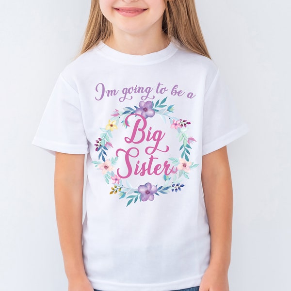 I'm going to be a Big Sister t-shirt, Big Sister Shirt, Big Sister top