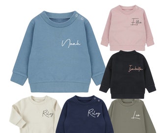 Personalisiertes Name Sweatshirt, Initial Sweatshirt, Kleinkind Loungewear, Baby & Kleinkind Pullover, Kinderkleidung