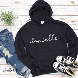 girls personalised hoodie