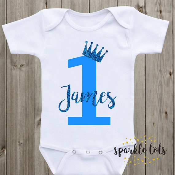 Personalised 1st Birthday Vest Boys Vest Cake Smash Baby Etsy