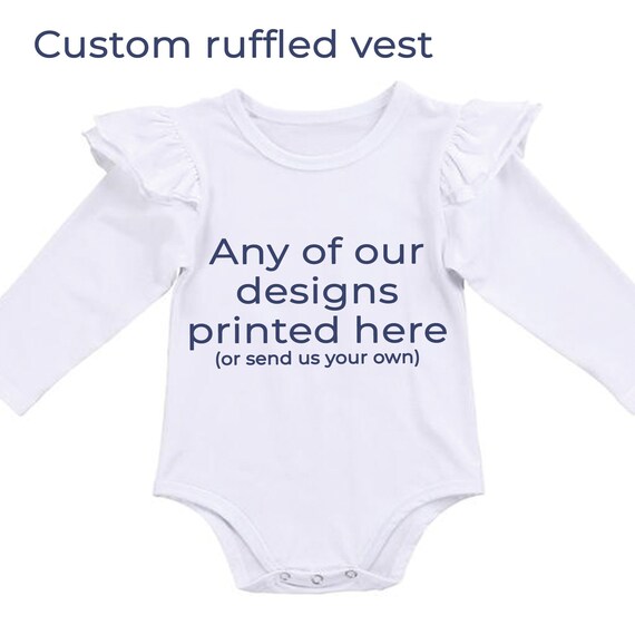 Personalisierte Baby Wachsen Vest Bodysuit Girl oder Boy perfekte Geschenk Custom
