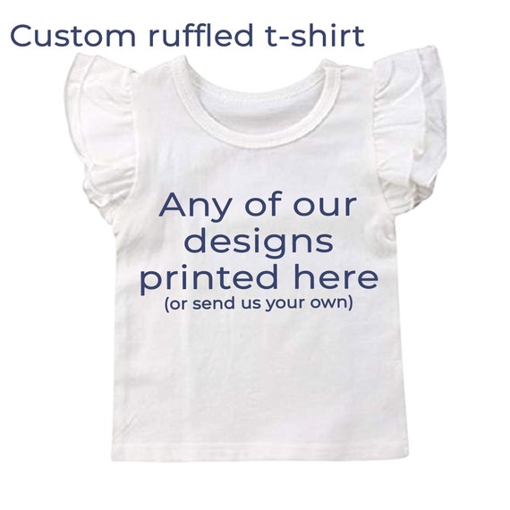 Custom Kids Design Own T-shirt Custom Girls