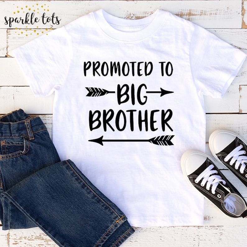 Promoted to Big Brother Brother Shirt Sibling Shirt Big Etsy