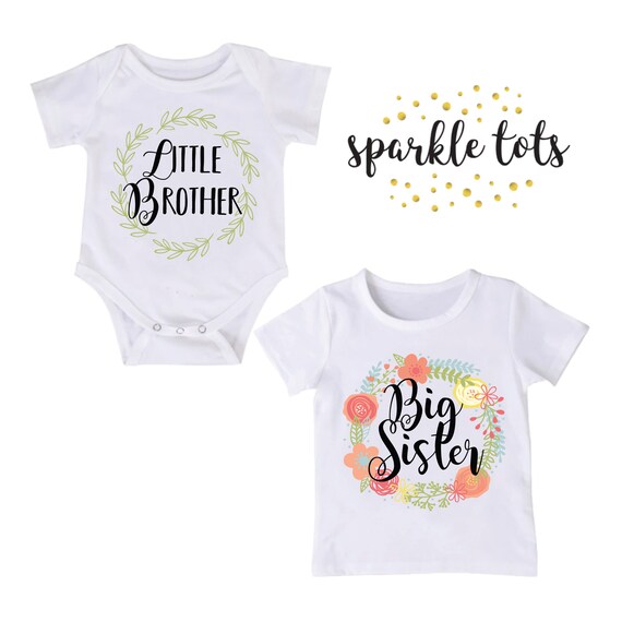 etsy big sister little brother outfits